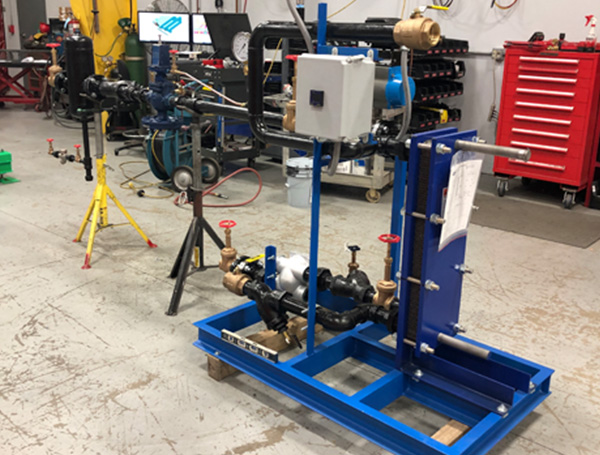 hex w control and pump